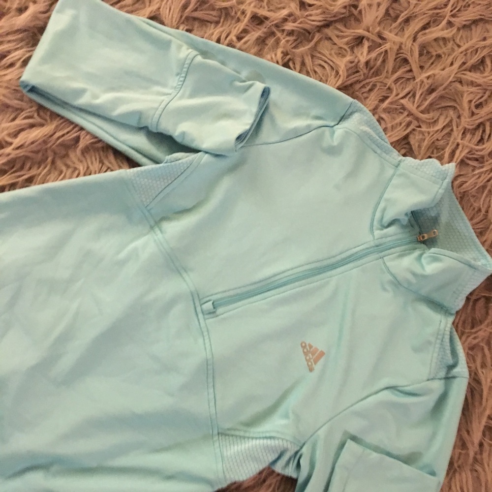 Adidas light blue long sleeve woman’s shirt